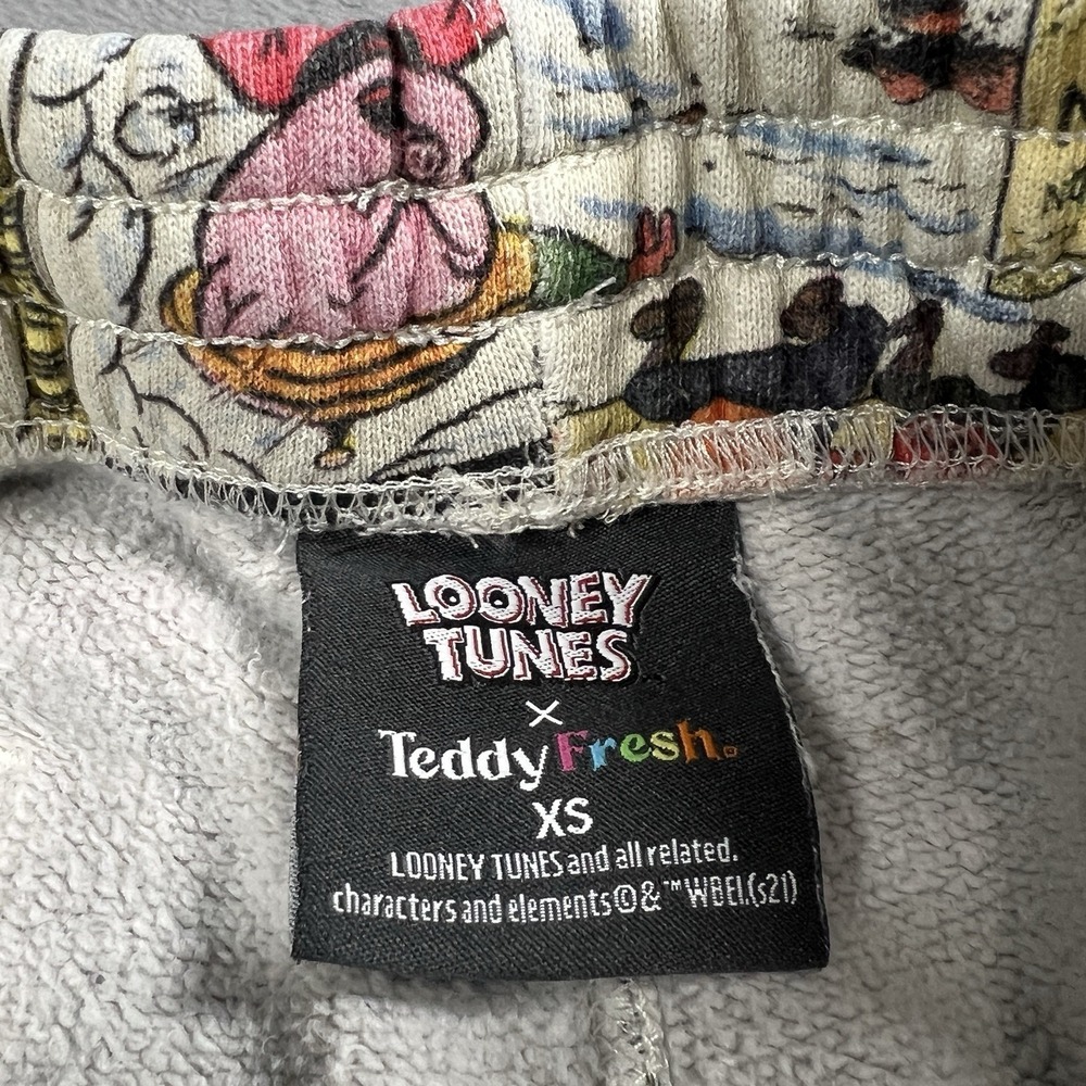 Teddy Fresh Sweatpants‎ Mens XS Looney Tunes Joggers Comic Book Drawstring - Picture 3 of 11